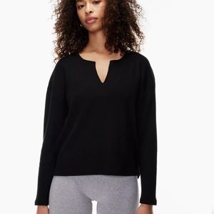 Aritzia | The Group Babaton | Elevation Thermal Long Sleeve  Black‎ Size XS
